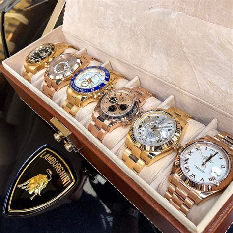 rolex watch collection box price